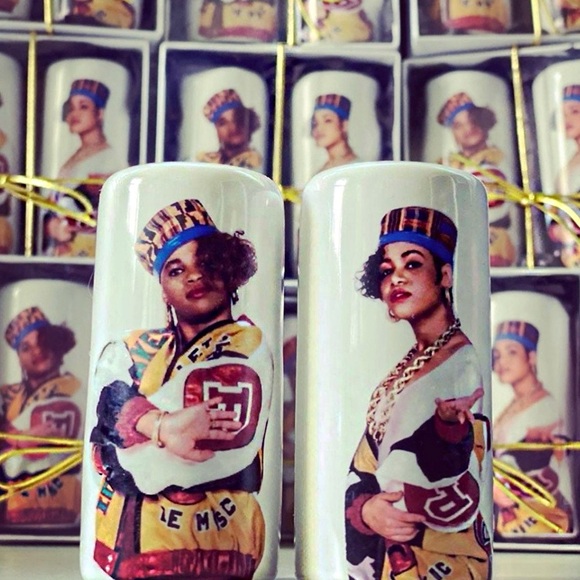 OG Original Salt-N-Pepa Salt & Pepper Shakers Set 80’s 90’s Rap Hip Hop Music - Picture 3 of 9